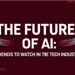 E Book Article ,The future of AI: Trends to watch in the Tech Industry